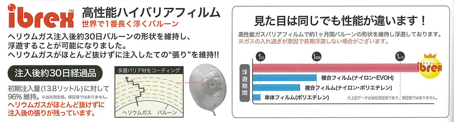 配り用ハート型風船