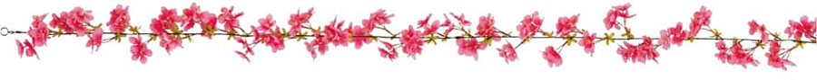 和桜ガーランド【濃ピンク】
