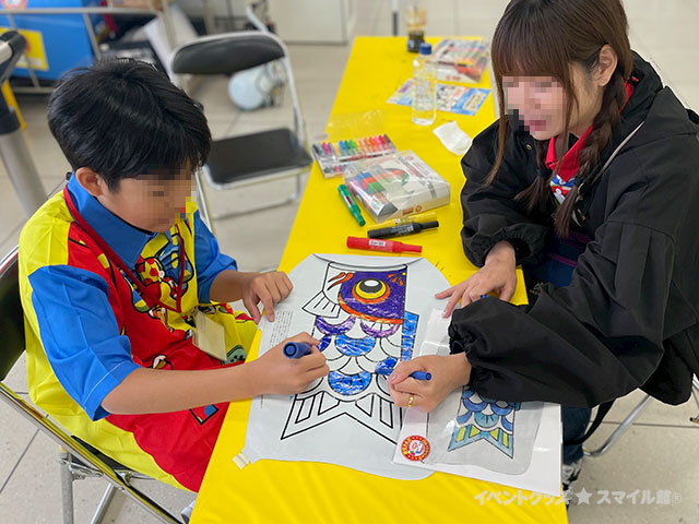 バルーンこいのぼり作り