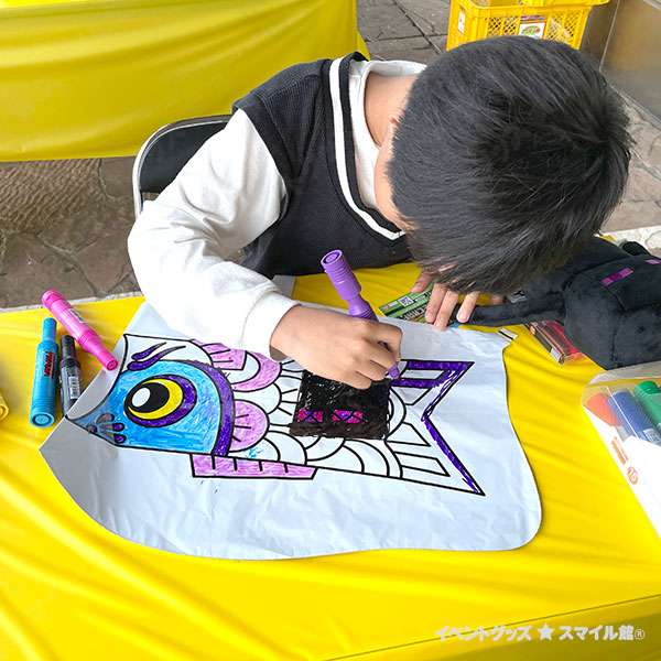 バルーンこいのぼり作り