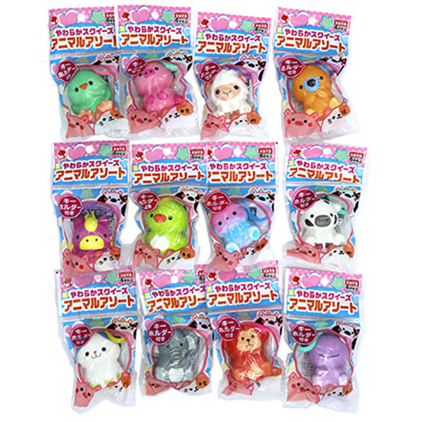 やわらかスクイーズ アニマル